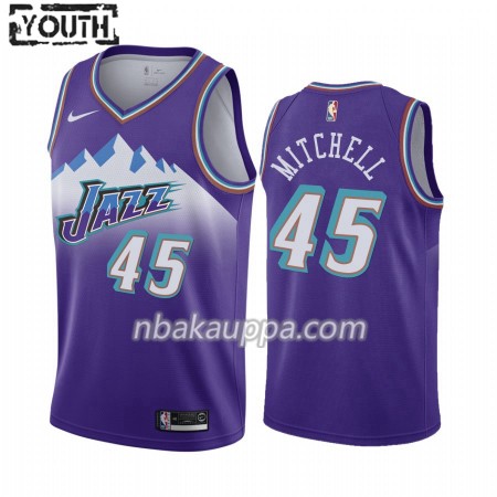 Utah Jazz Donovan Mitchell 45 Nike 2019-2020 Hardwood Classics Pelipaidat Swingman - Lasten